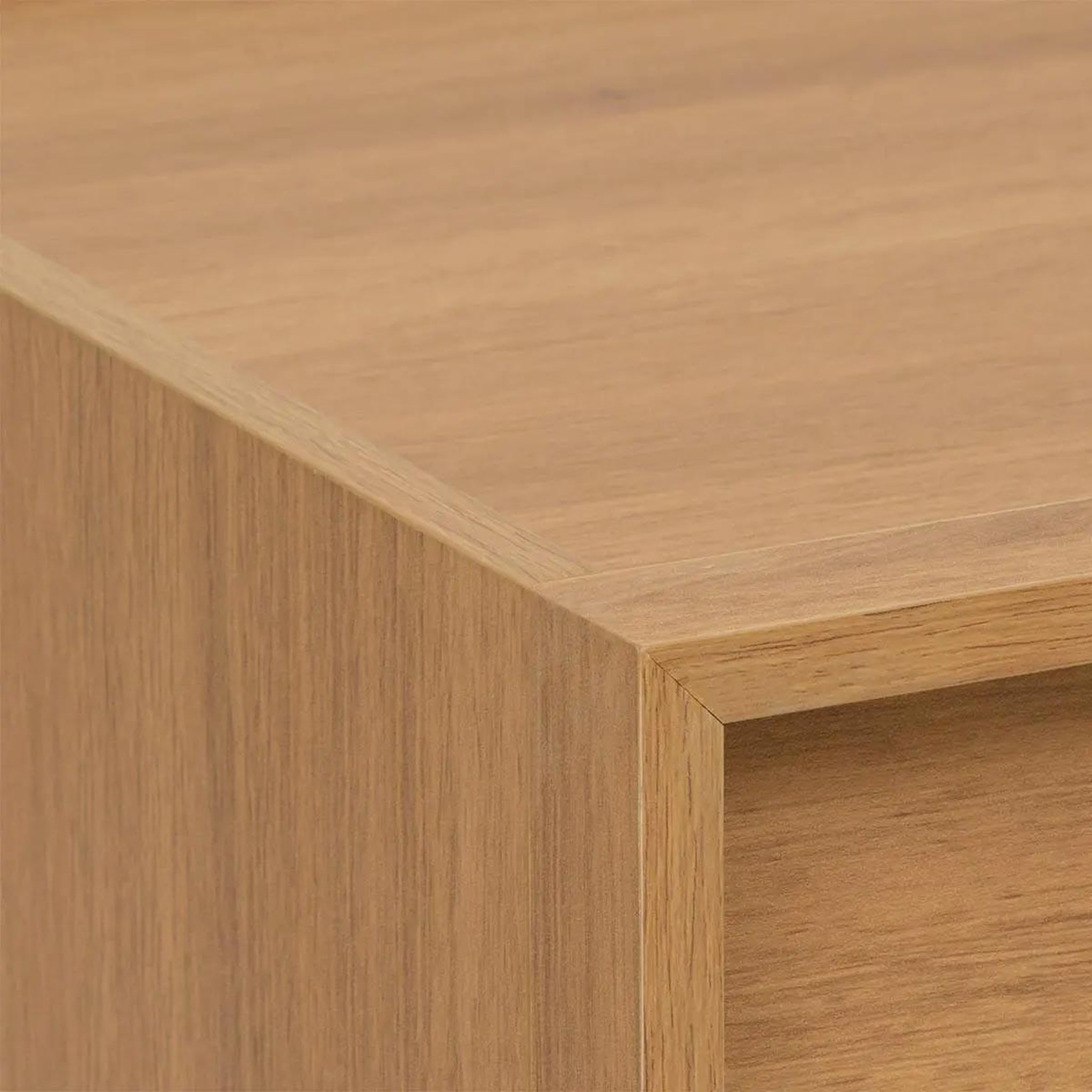 Voir la diapositive 3 : FIVE Commode 3 tiroirs  framy  80cm marron