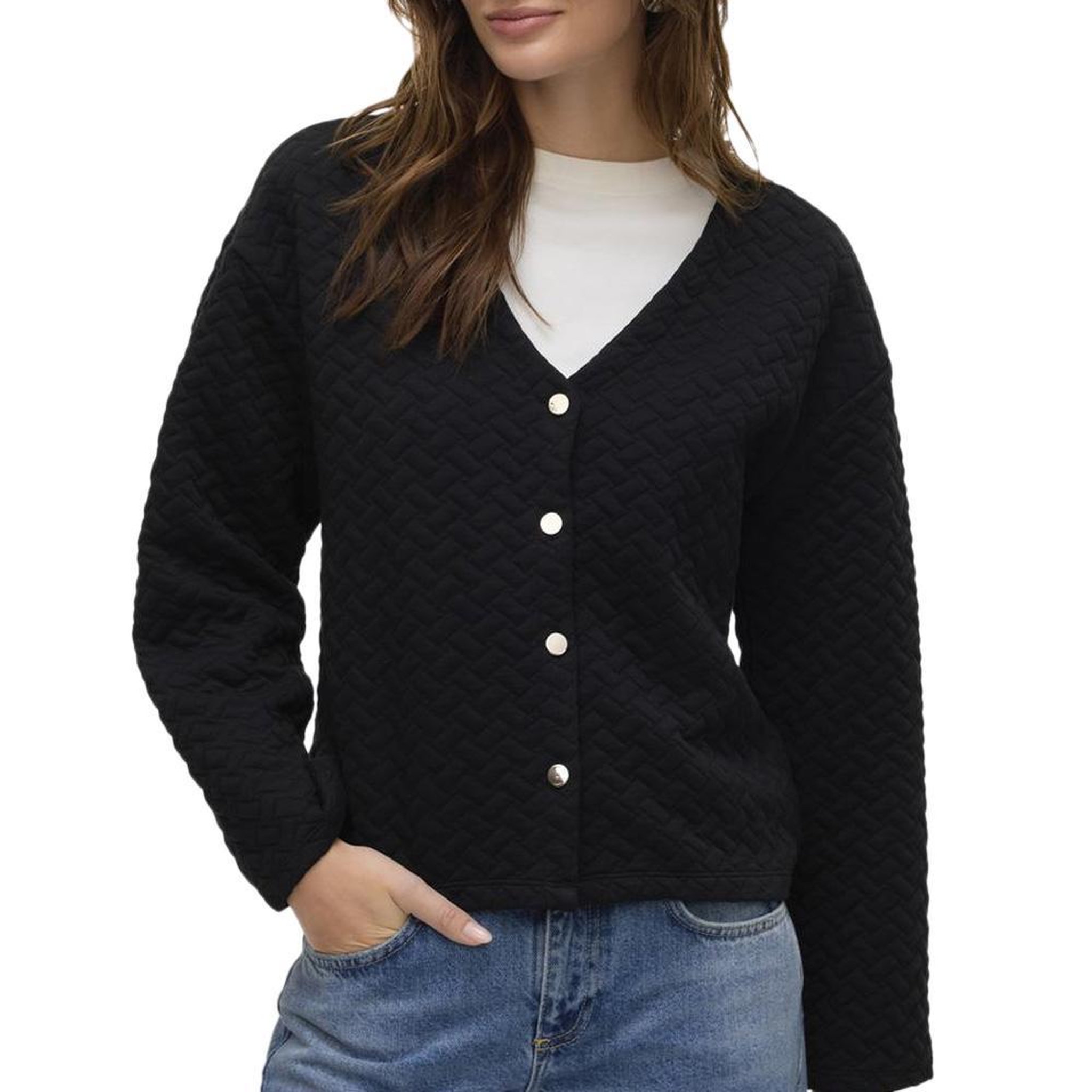 Vero Moda Gilet Noir Femme Vero Moda Vinnie. Coloris disponibles : Noir