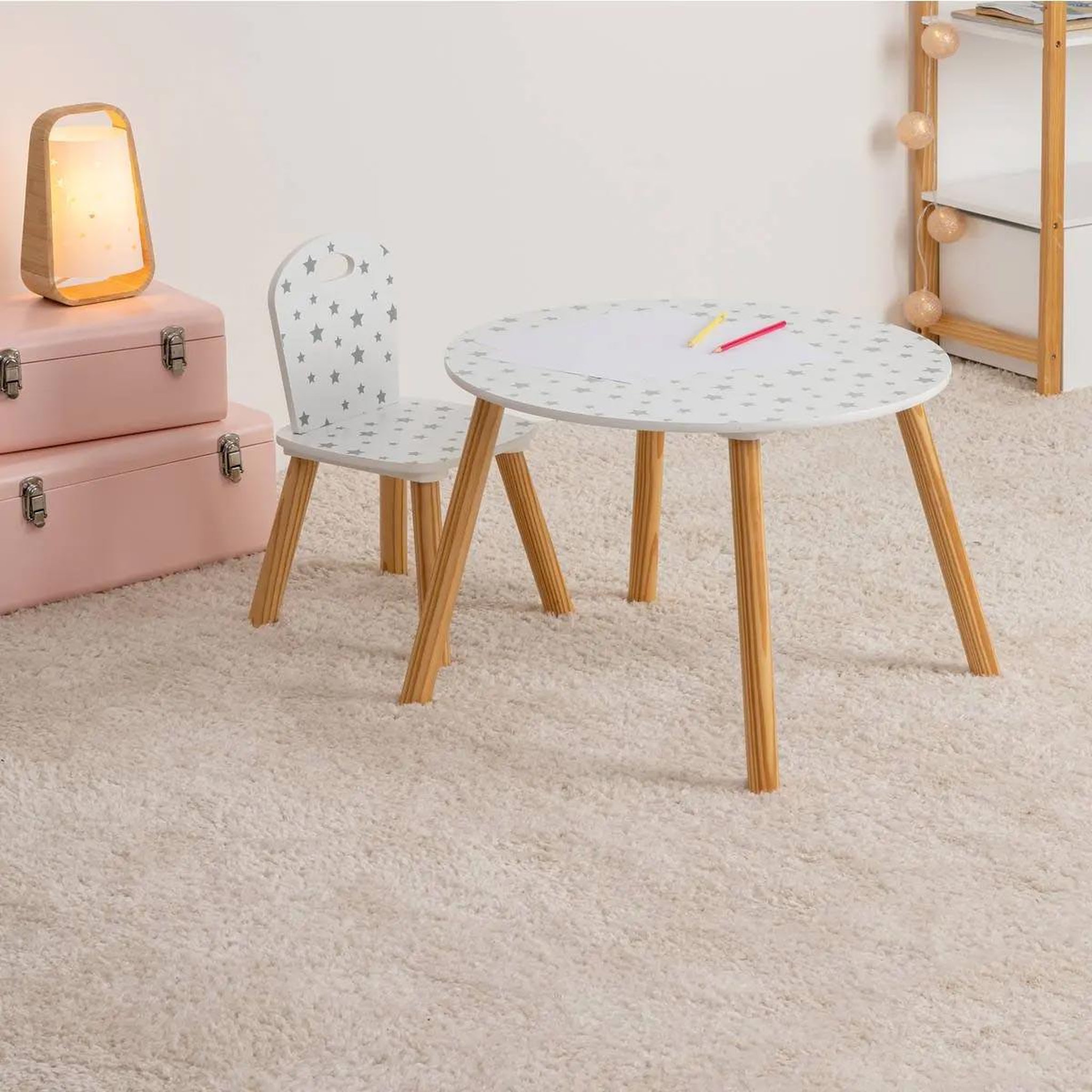 Voir la diapositive 4 : Atmosphera Kids Table enfant Douceur