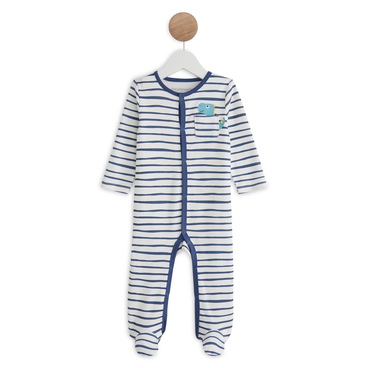IN EXTENSO Dors bien à rayures bébé garçon