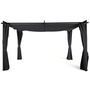 Voir la diapositive 6 : ID MARKET Pergola édition limitée toit rétractable 3x4 M et 4 rideaux gris anthracite