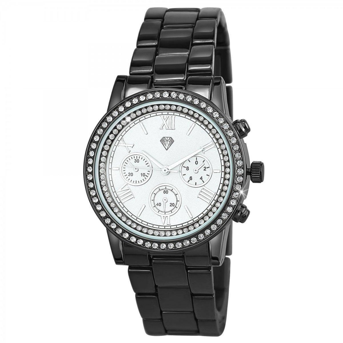 SC CRYSTAL Montre Mayane élégante ornée de Cristaux scintillants par SC Crystal