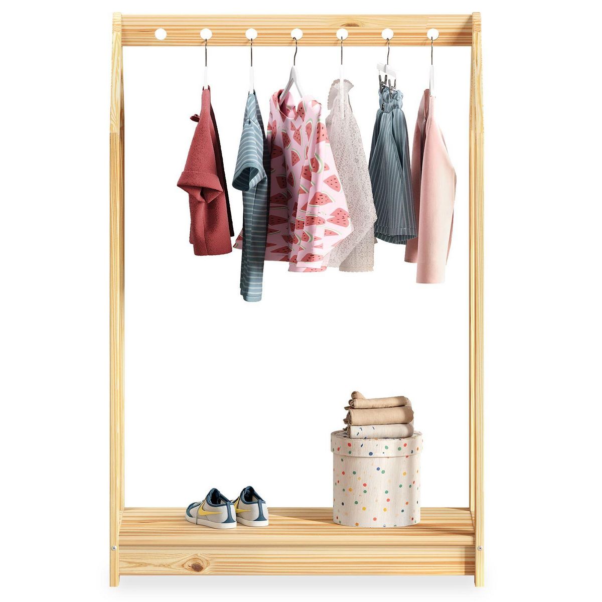 IDIMEX Portant enfant SALLY en pin massif