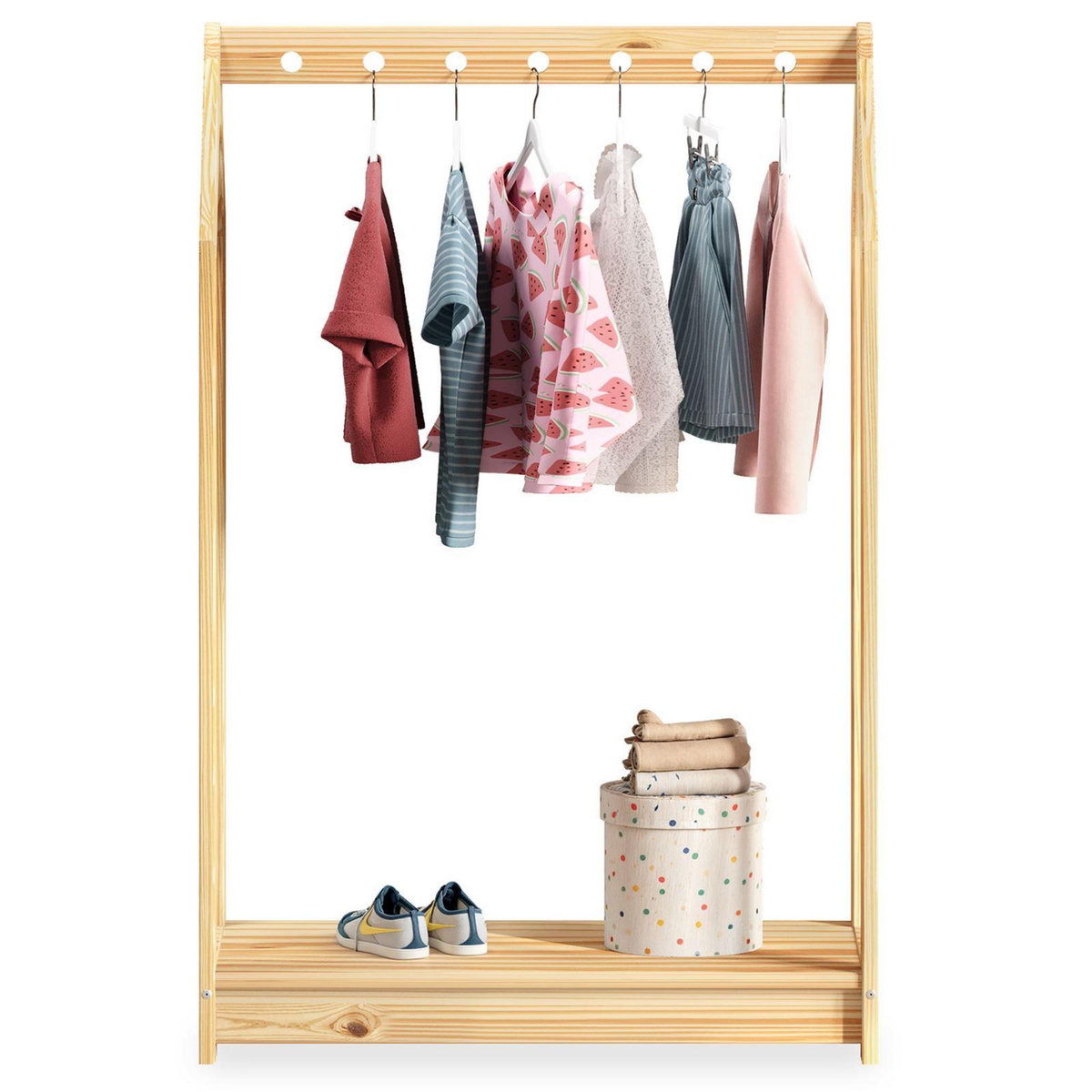 IDIMEX Portant enfant SALLY en pin massif