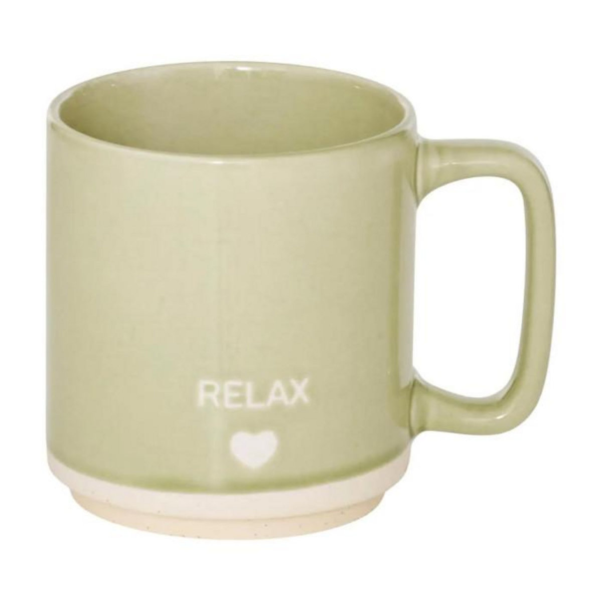 SECRET DE GOURMET Lot de 4 Mugs sur Rack  Relax  34cl Multicolore