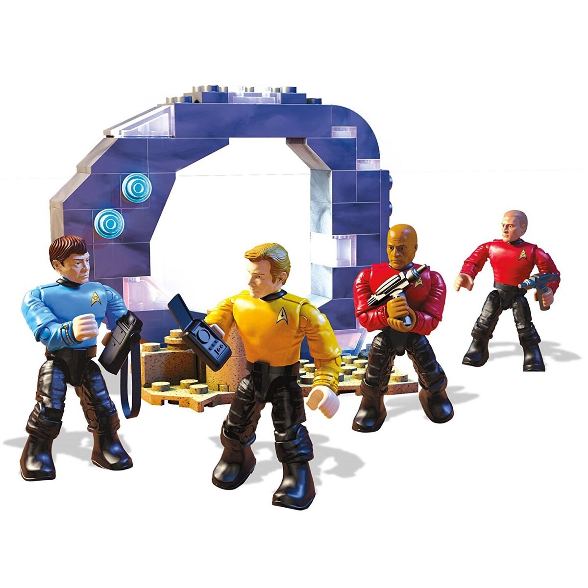 MEGABLOKS Guardian of Forever et ses 4 figurines Star Trek