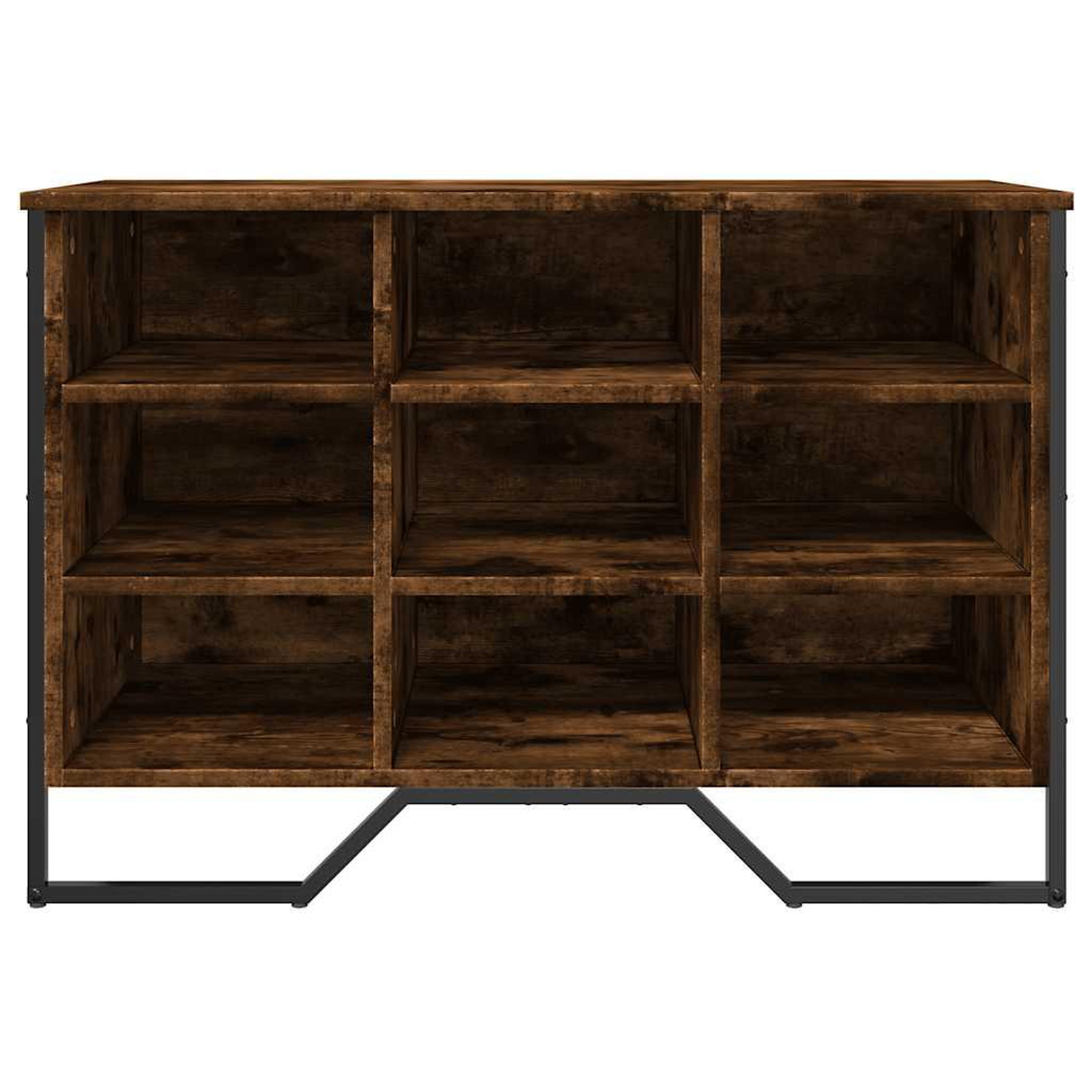 Voir la diapositive 4 : VIDAXL Armoire a chaussures chene fume 90x38x61,5 cm bois d'ingenierie