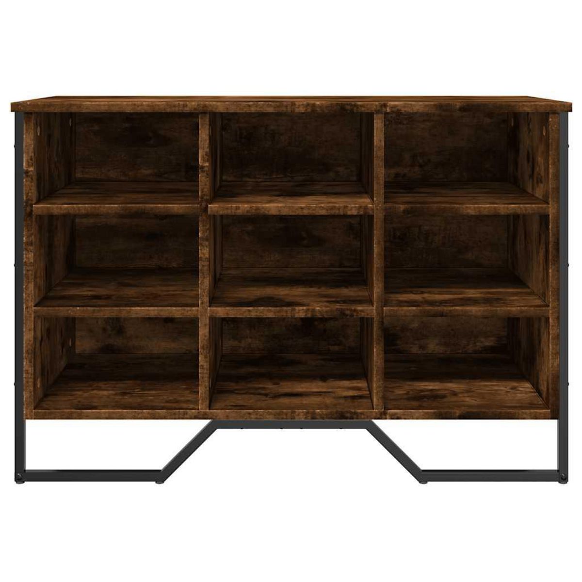 VIDAXL Armoire a chaussures chene fume 90x38x61,5 cm bois d'ingenierie