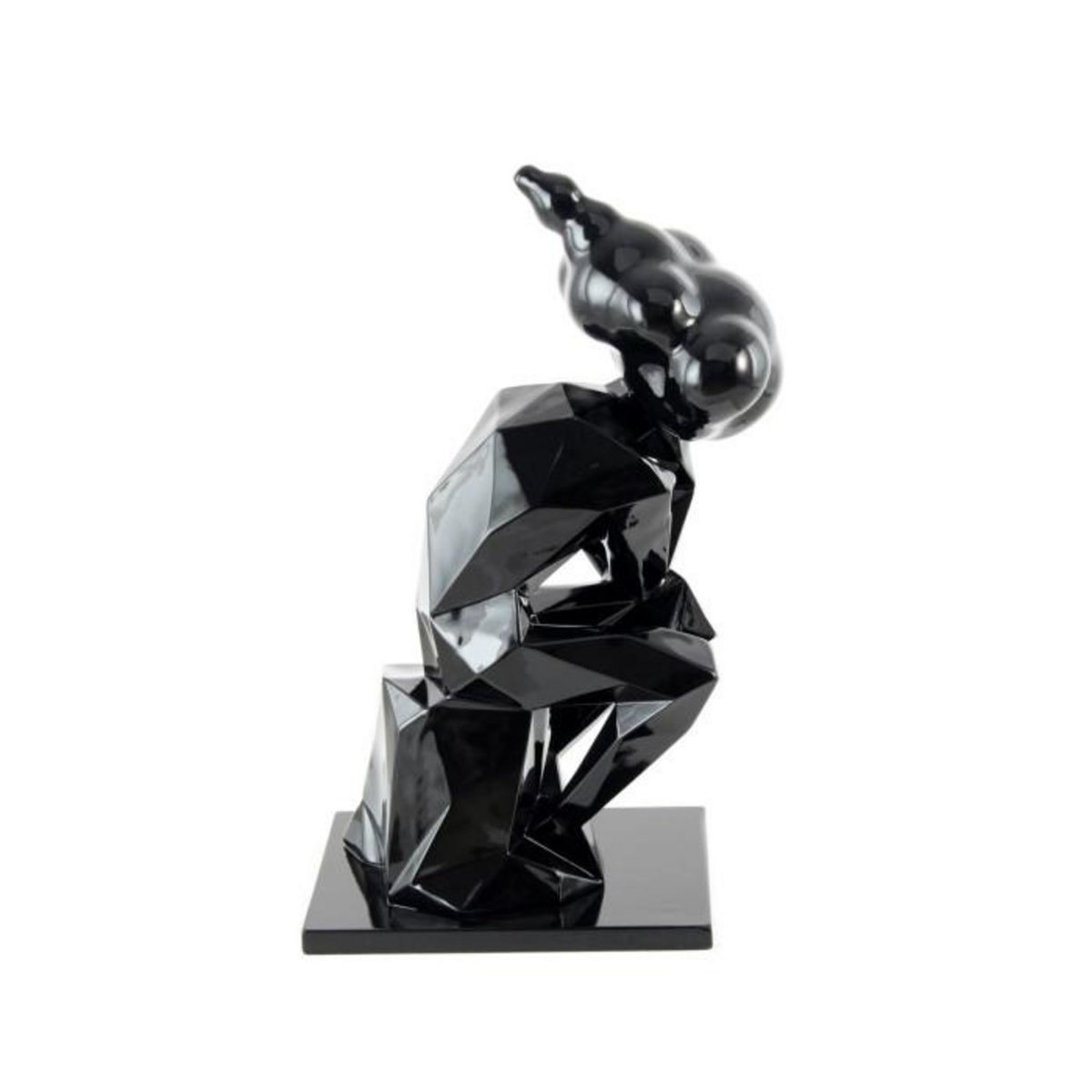 Paris Prix Statue Design  Sculpture Kenya  47cm Noir