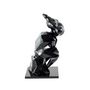 Voir la diapositive 2 : Paris Prix Statue Design  Sculpture Kenya  47cm Noir