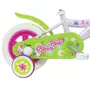 SANS Vélo 10  Fille  Pink Bloom  pour enfant de 2 à 3 ans avec stabilisateurs à molettes