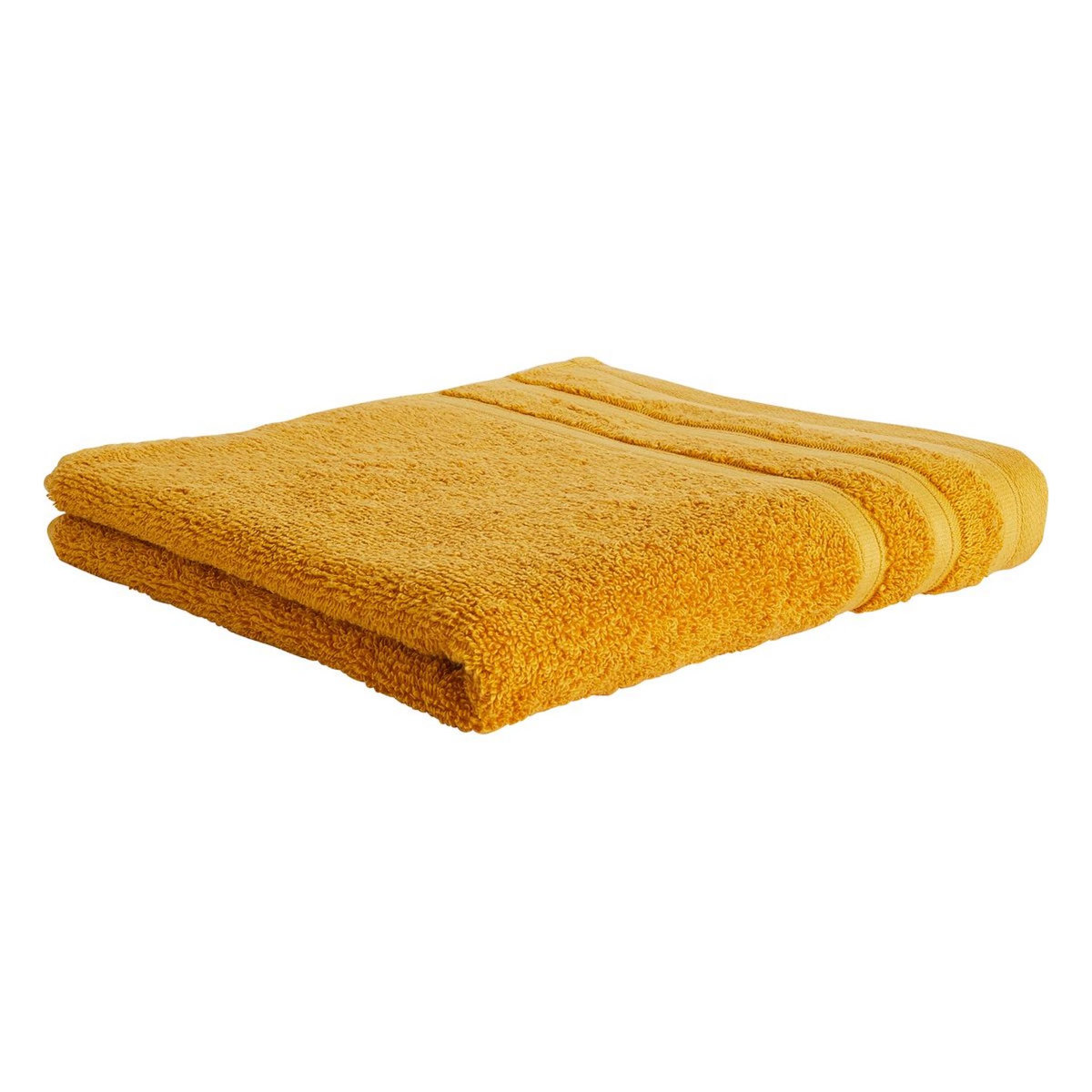 ACTUEL  Serviette de toilette unie en coton bouclé 500 gr/m2
