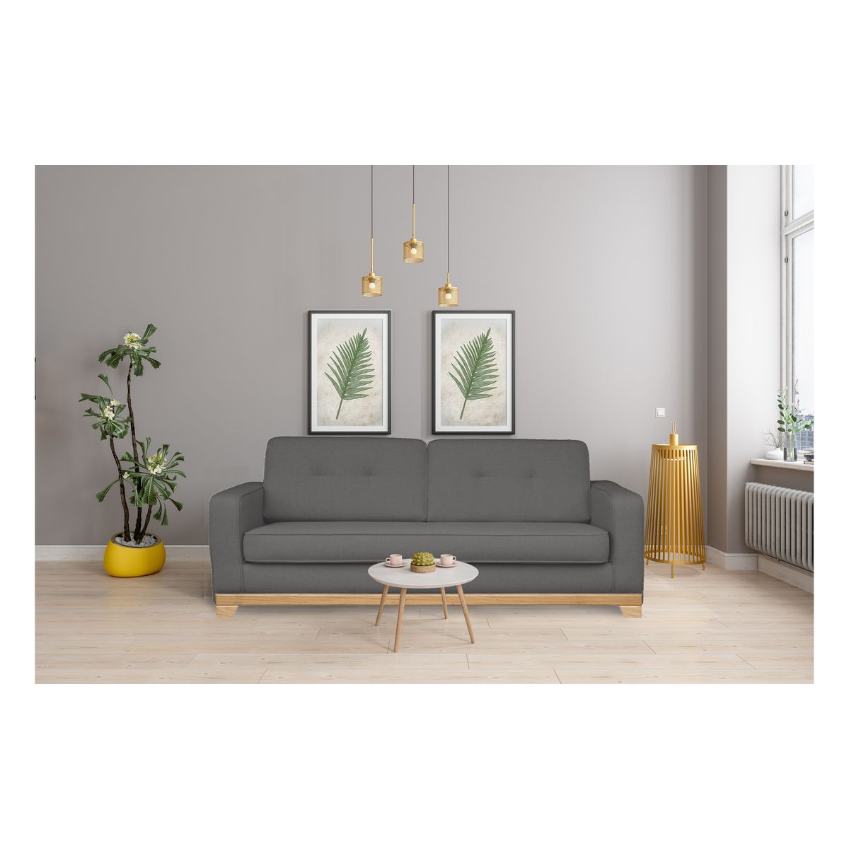 Canapé Fixe 3 places ARIA 