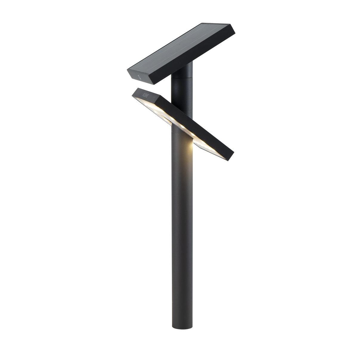Lumisky Spot solaire HELIOSTEPPER Noir Aluminium H46,4cm