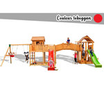 Fungoo Aire de jeux Maxi Smile Farm - Toboggan rouge - Fungoo