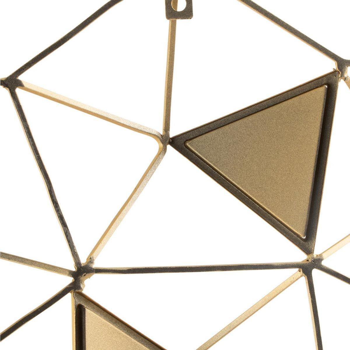 Paris Prix Décoration Murale  Triangles & Miroir  85cm Or