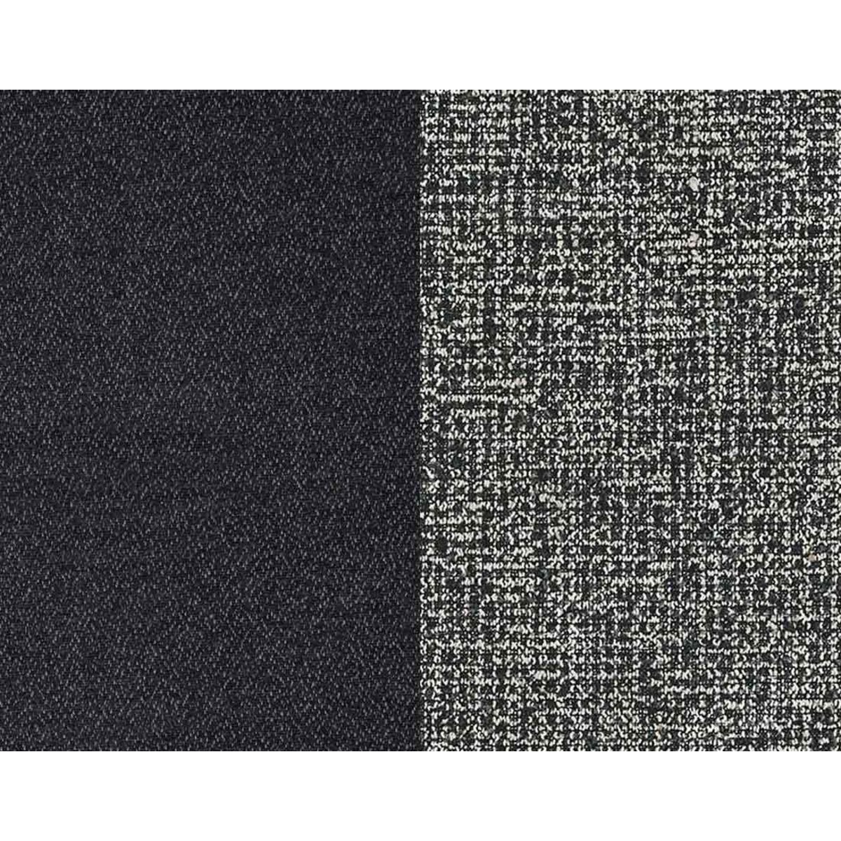 BEST MOBILIER Wilson - pouf avec rangement en tissu et tissu texturé