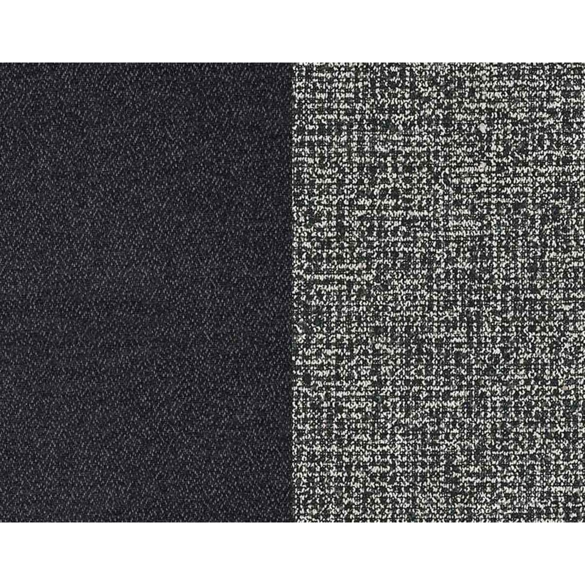 BEST MOBILIER Wilson - pouf avec rangement en tissu et tissu texturé