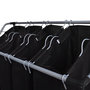 Voir la diapositive 2 : VIDAXL Trieuses a linge avec sacs 2 pcs Noir et Gris