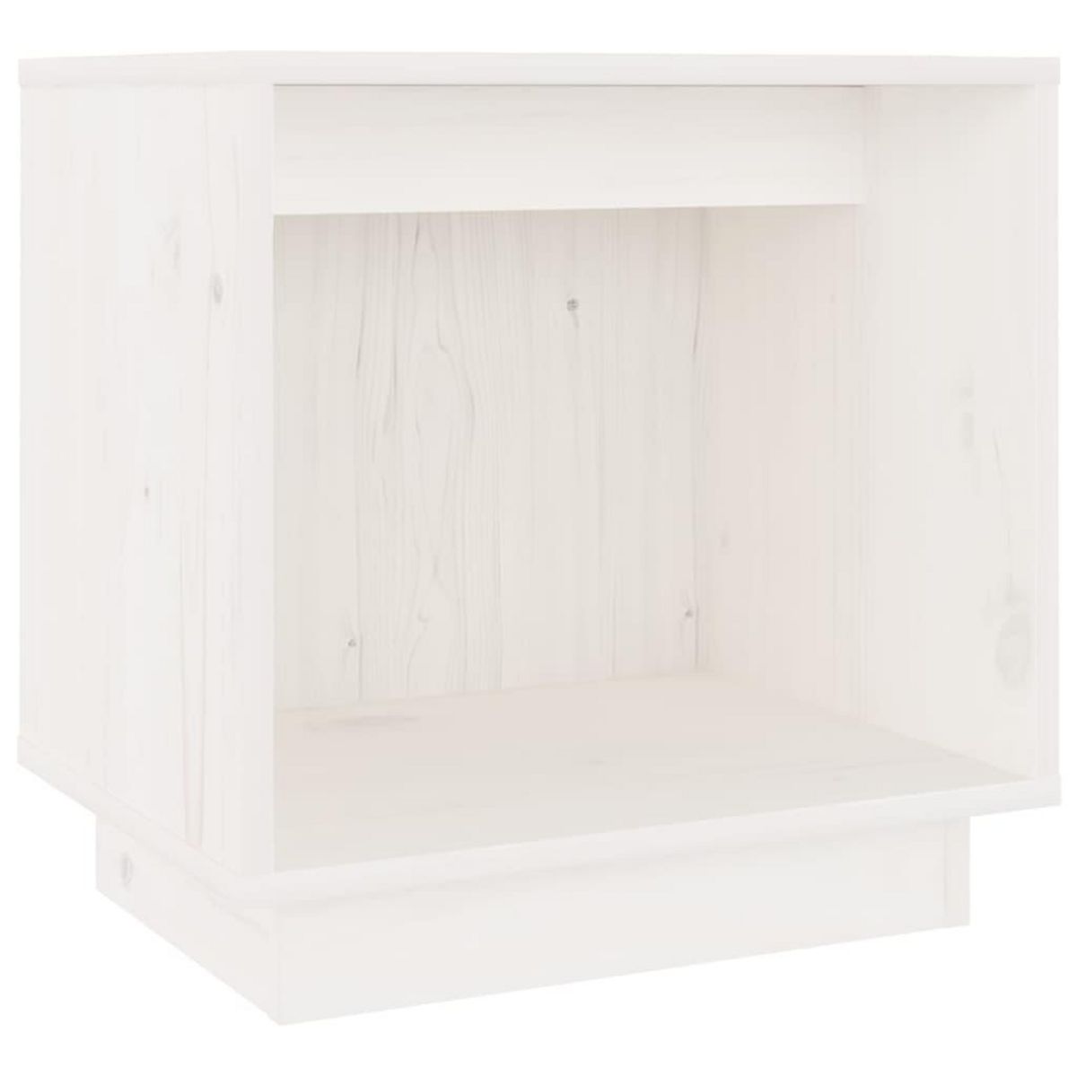 VIDAXL Table de chevet Blanc 40x30x40 cm Bois de pin solide