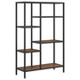 Voir la diapositive 2 : VIDAXL Etagere a livres 80x30x120 cm Acier et bois d'ingenierie
