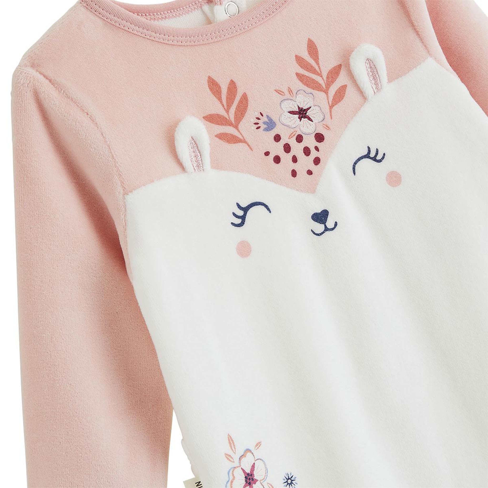 Voir la diapositive 3 : PETIT BEGUIN Pyjama bébé en velours Cléo