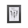 Voir la diapositive 2 : Paris Prix Cadre Photo Déco  Nid d'Abeilles  13x18cm Noir