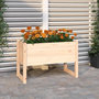 Voir la diapositive 1 : VIDAXL Jardiniere 78x40x52 cm Bois massif de pin
