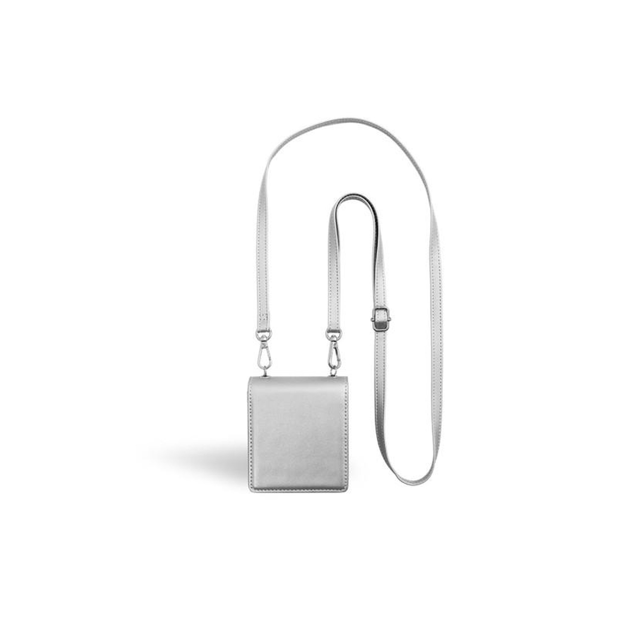 Voir la diapositive 1 : FORCE CASE Coque et étui téléphone mobile Forcecase Pochette bandouliere Z Flip 6 Argent