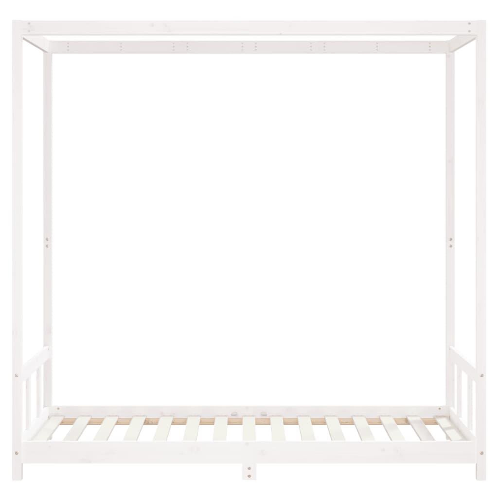 Voir la diapositive 4 : VIDAXL Cadre de lit pour enfants blanc 90x190 cm bois de pin massif