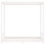 Voir la diapositive 4 : VIDAXL Cadre de lit pour enfants blanc 90x190 cm bois de pin massif