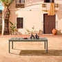 Voir la diapositive 2 : SWEEEK Table de jardin SEATTLE extensible aluminium, 10 places, 227 / 290 x 100 x 75 cm