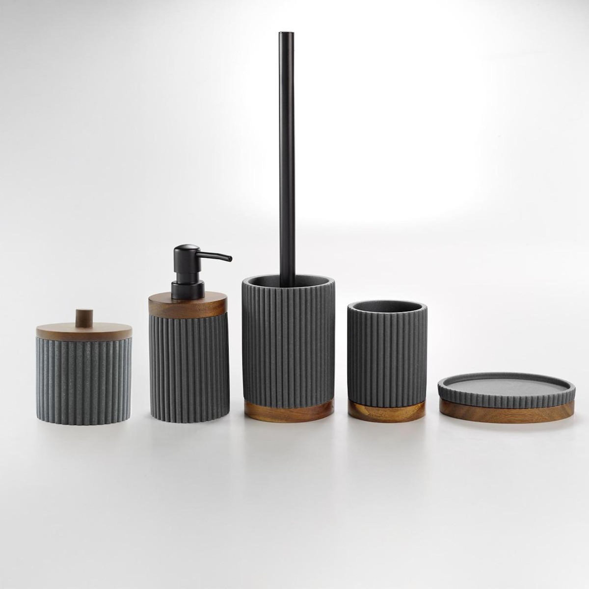 Paris Prix Pot à Cotons Design  Niagara  10cm Anthracite