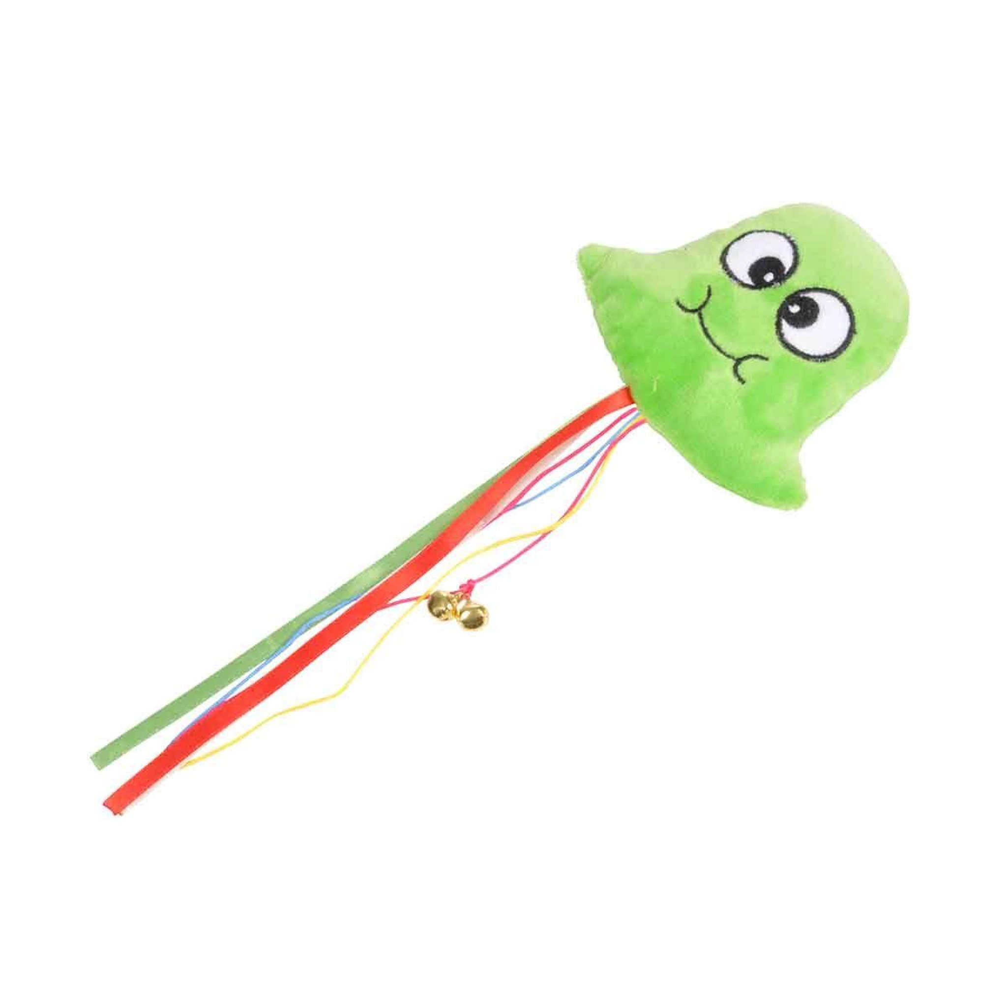 LOVE STORY Jouet peluche pour chat  grenouille  32cm vert
