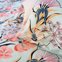 Voir la diapositive 3 : Home collection Parure housse de couette 100% satin de coton bio 78fils paya