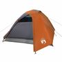 Voir la diapositive 4 : VIDAXL Tente de camping a dome 3 personnes orange impermeable