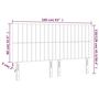 Voir la diapositive 6 : VIDAXL Tetes de lit 4 pcs Gris clair 80x5x78/88 cm Tissu