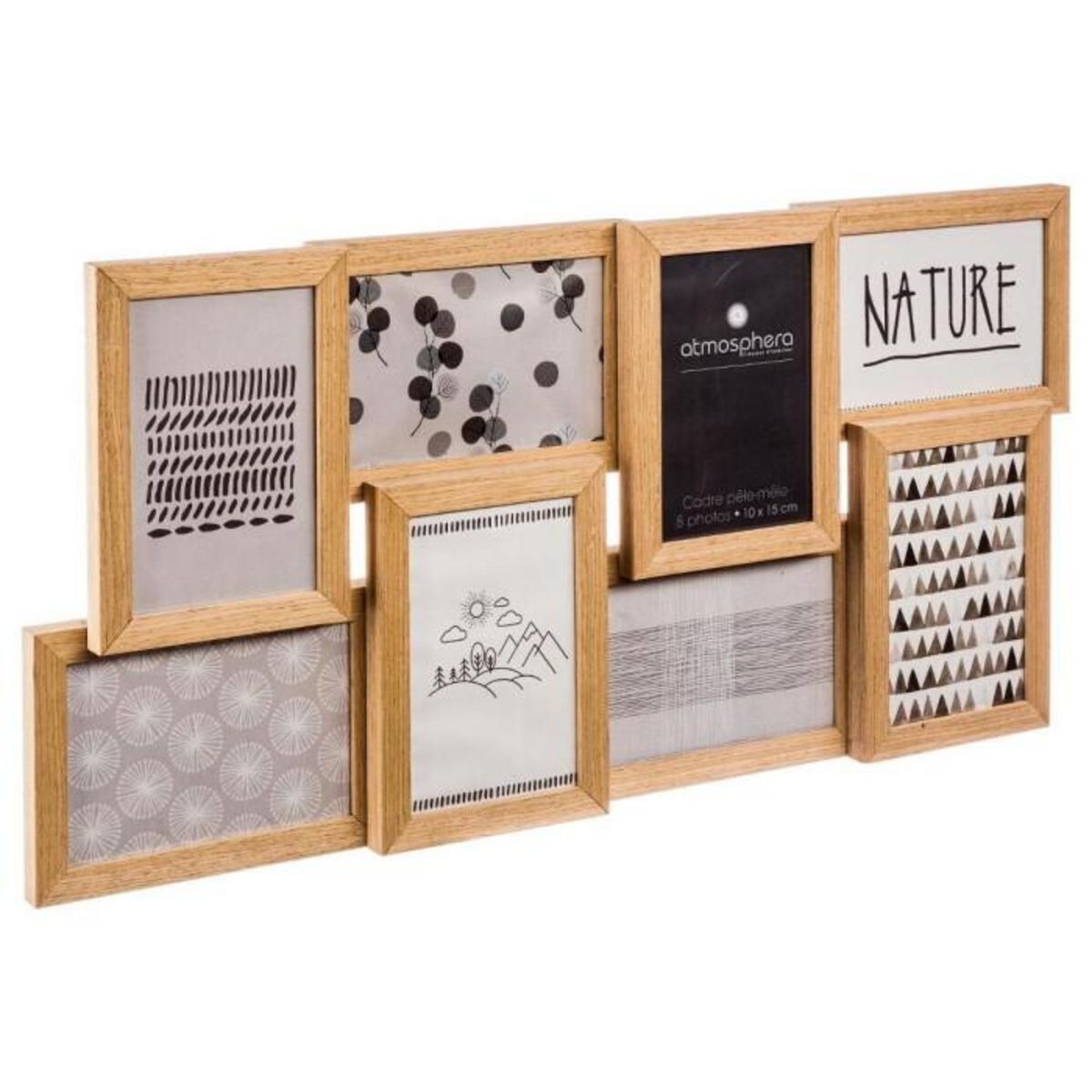 ATMOSPHERA Pêle-Mêle  8 Photos  58cm Naturel