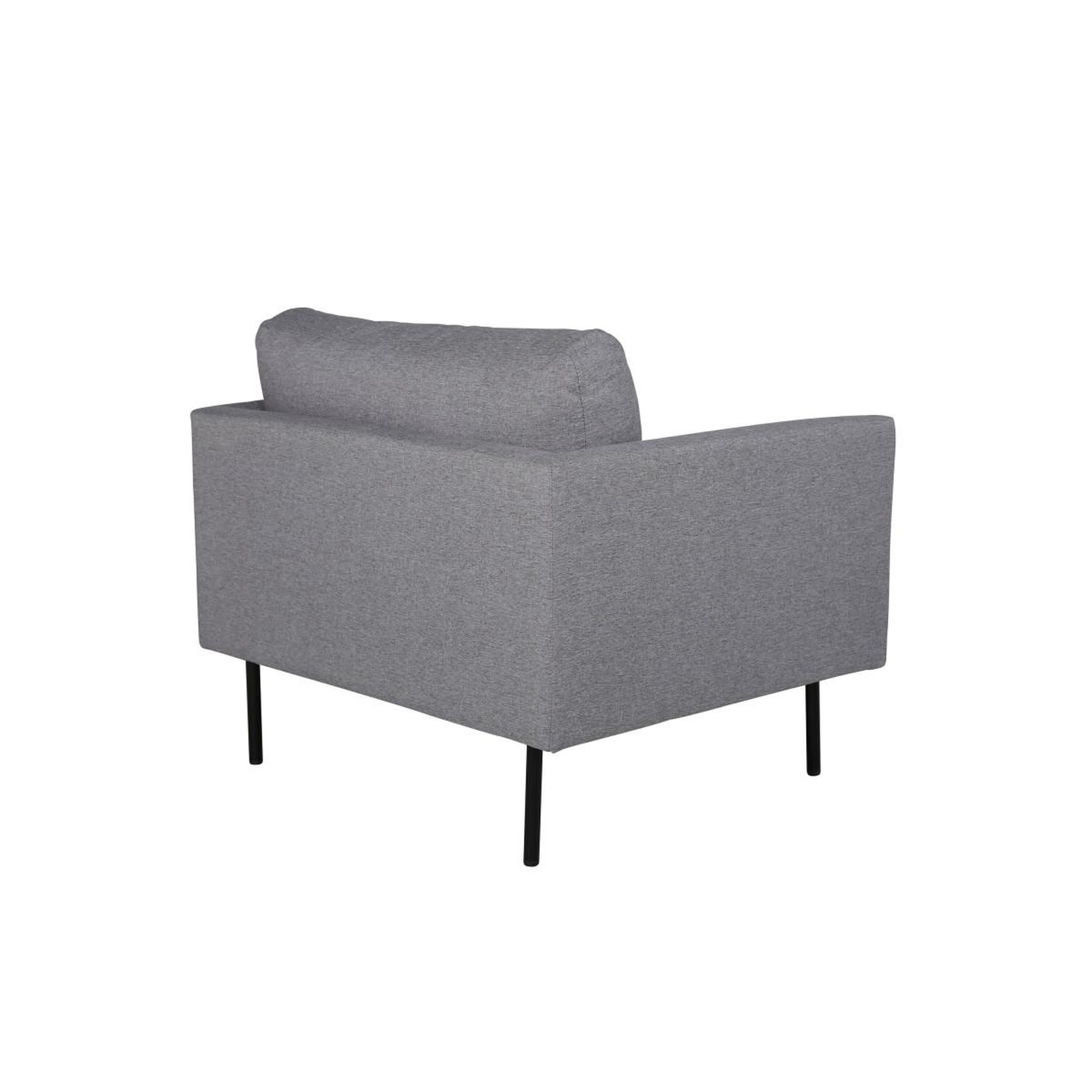 Voir la diapositive 4 : Paris Prix Fauteuil en tissu  zoom  95cm gris