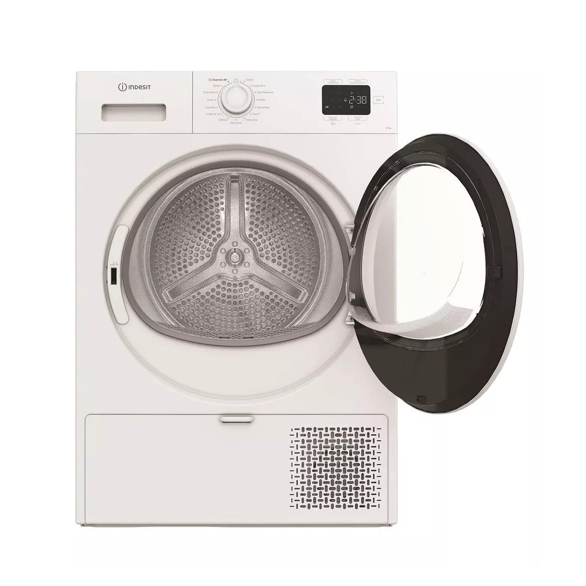 Voir la diapositive 3 : Indesit Sèche-linge pompe à chaleur 60cm 9kg blanc - CYD92DWWFR
