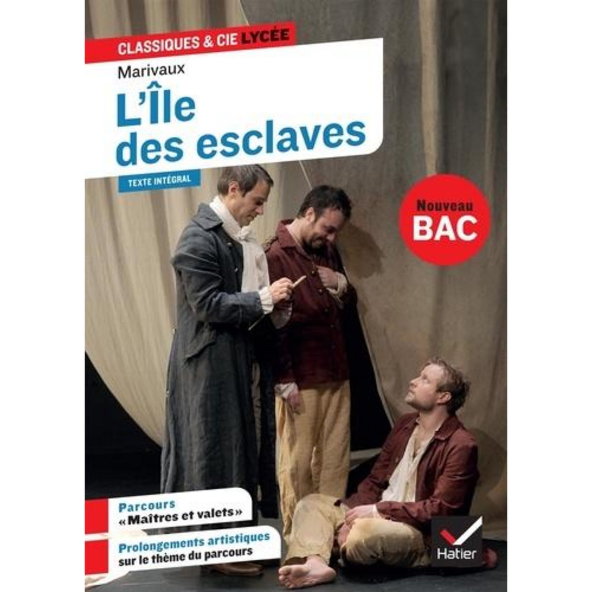 L'ILE DES ESCLAVES. AVEC LE PARCOURS  MAITRES ET VALETS , Marivaux Pierre de