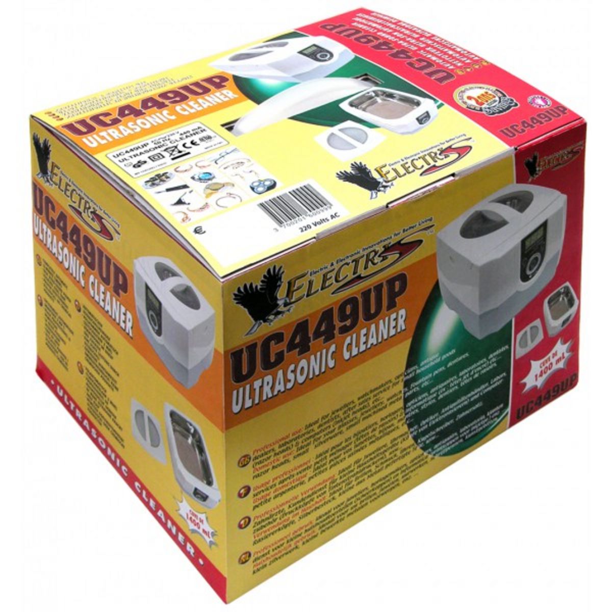 ELECTRIS Nettoyeur à ultrasons 1375 ml