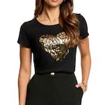 MORGAN T Shirt /Doré Femme Morgan Serigraphie1. Coloris disponibles : Noir