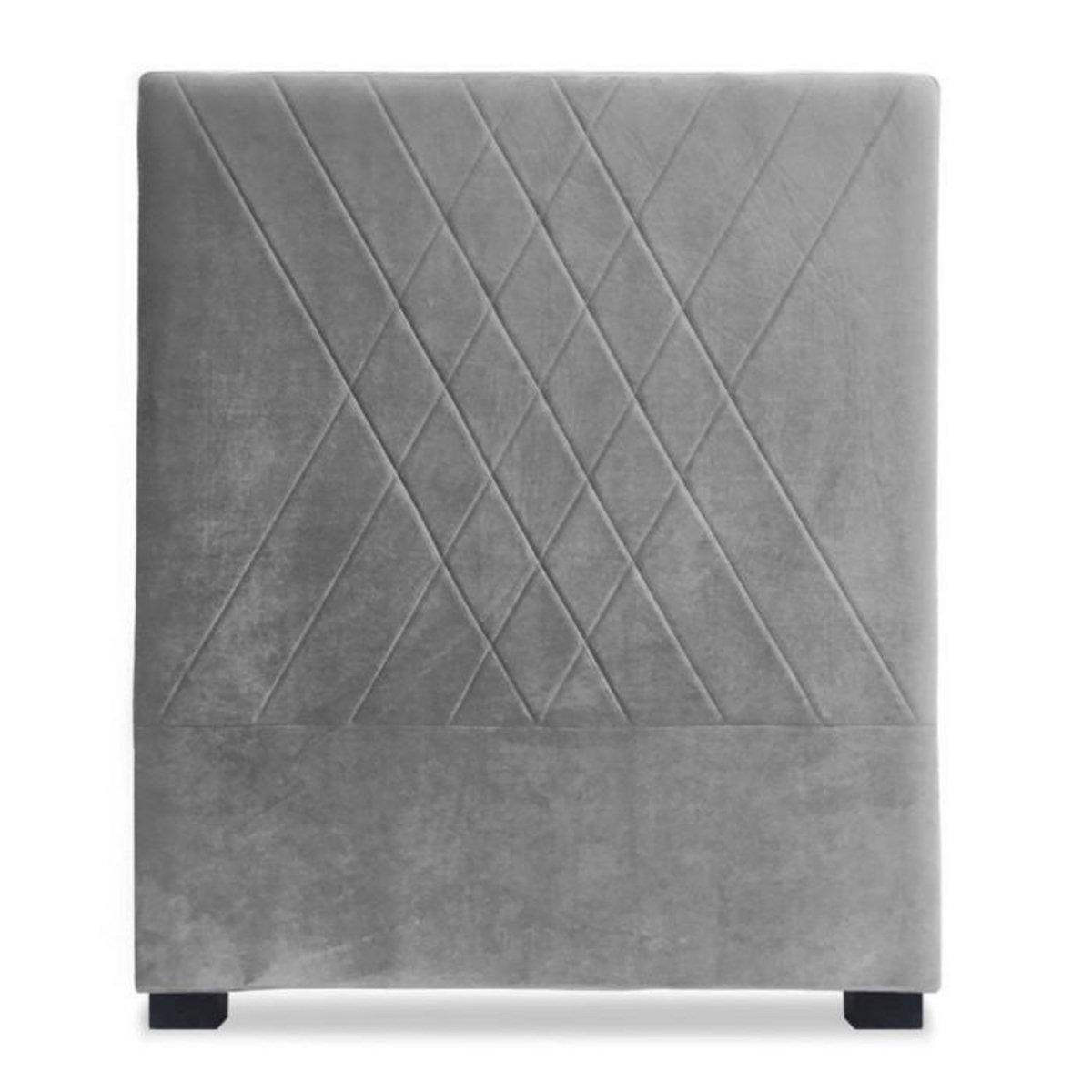 Paris Prix Tête de Lit en Velours  Jones  90cm Gris