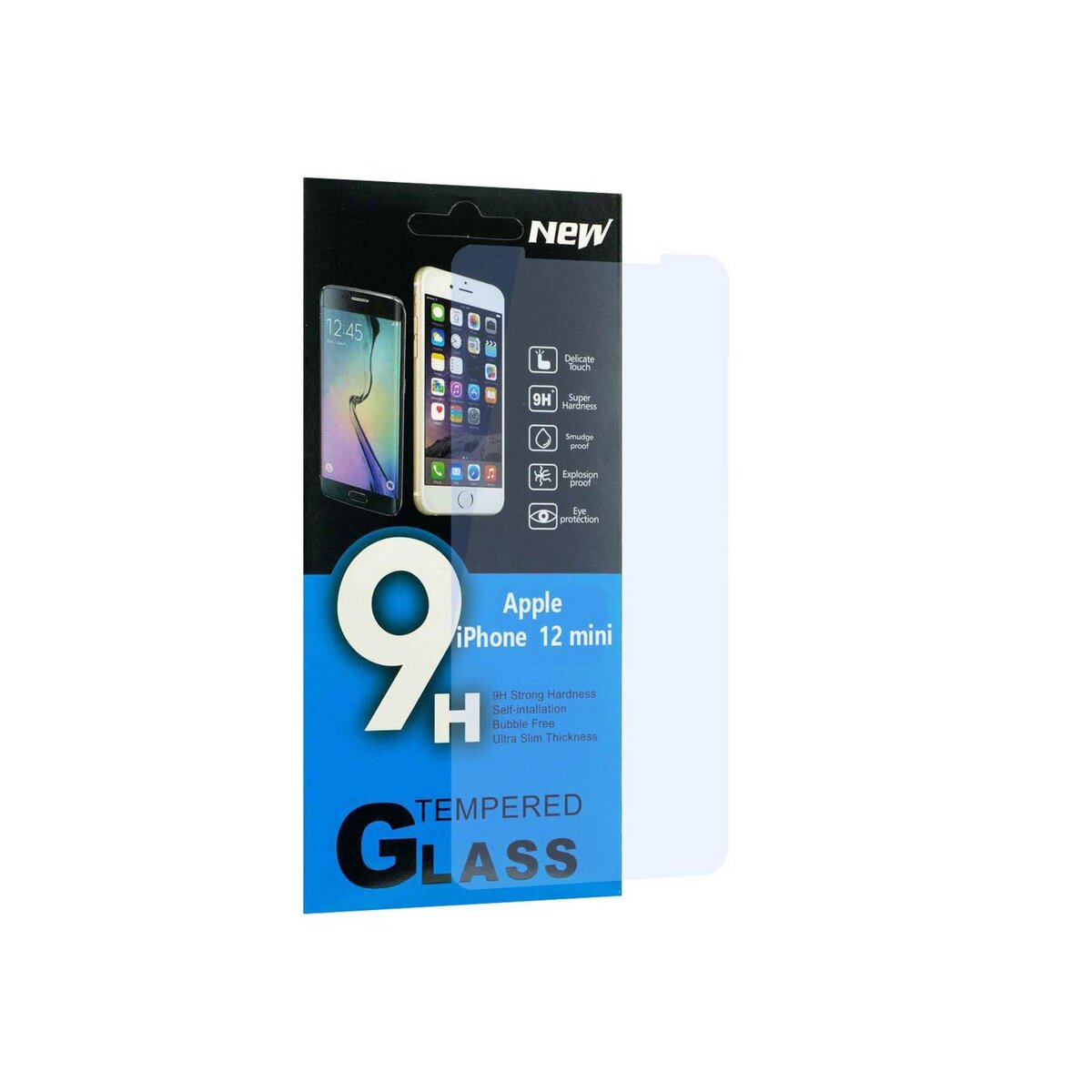 amahousse Vitre iPhone 12 Mini protection d'écran en verre trempé