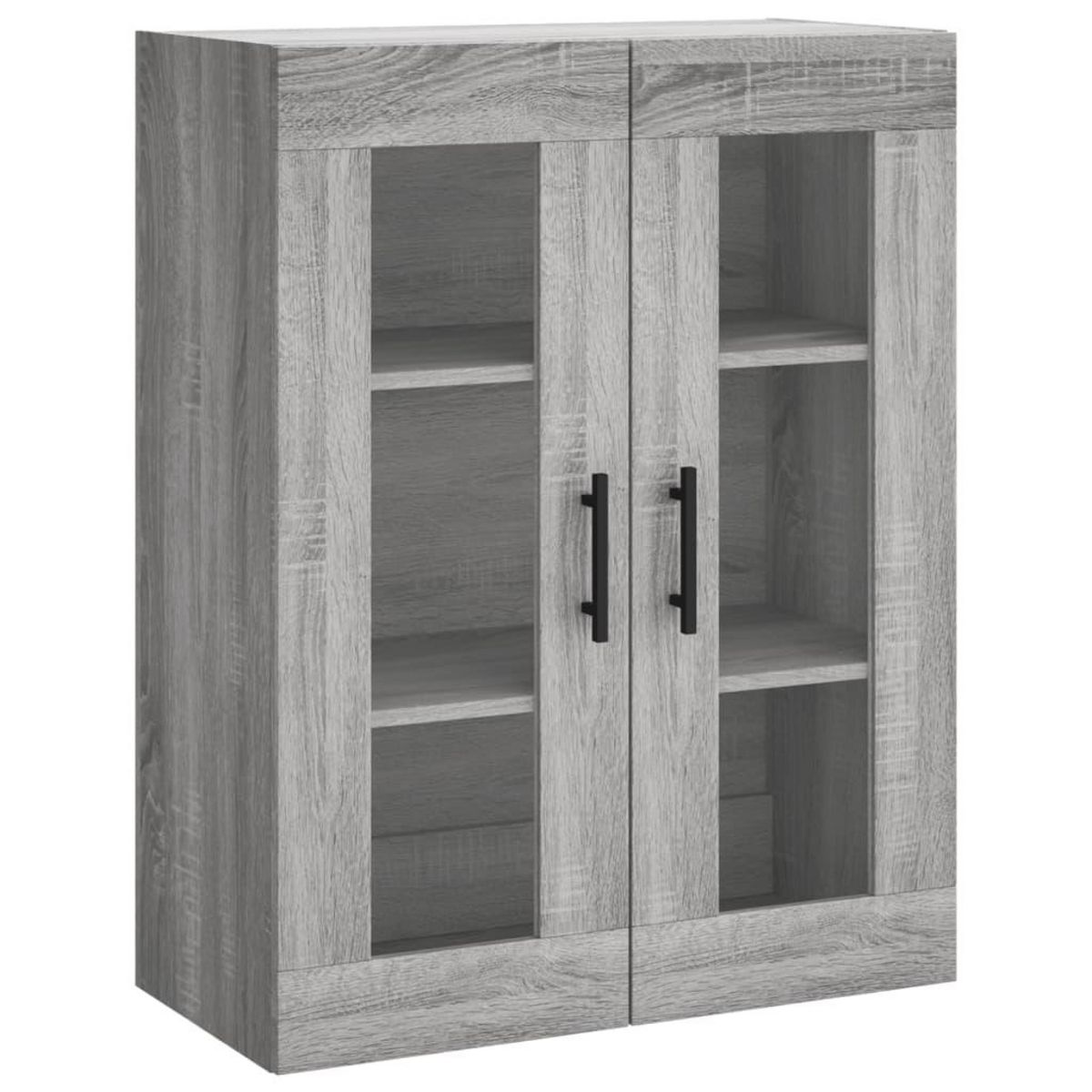 VIDAXL Buffet haut Sonoma gris 69,5x34x180 cm Bois d'ingenierie