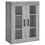 Voir la diapositive 5 : VIDAXL Buffet haut Sonoma gris 69,5x34x180 cm Bois d'ingenierie