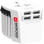 Voir la diapositive 1 : Skross Adaptateur de voyage Universel 4 USB