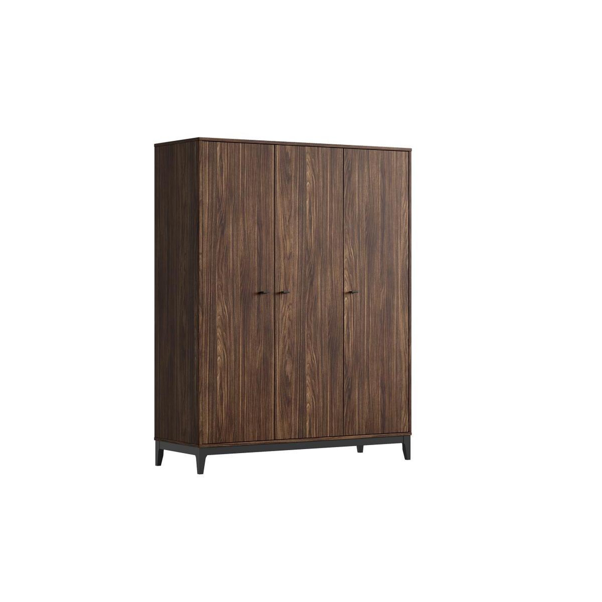 Vipack Armoire ilyas 3 portes noyer