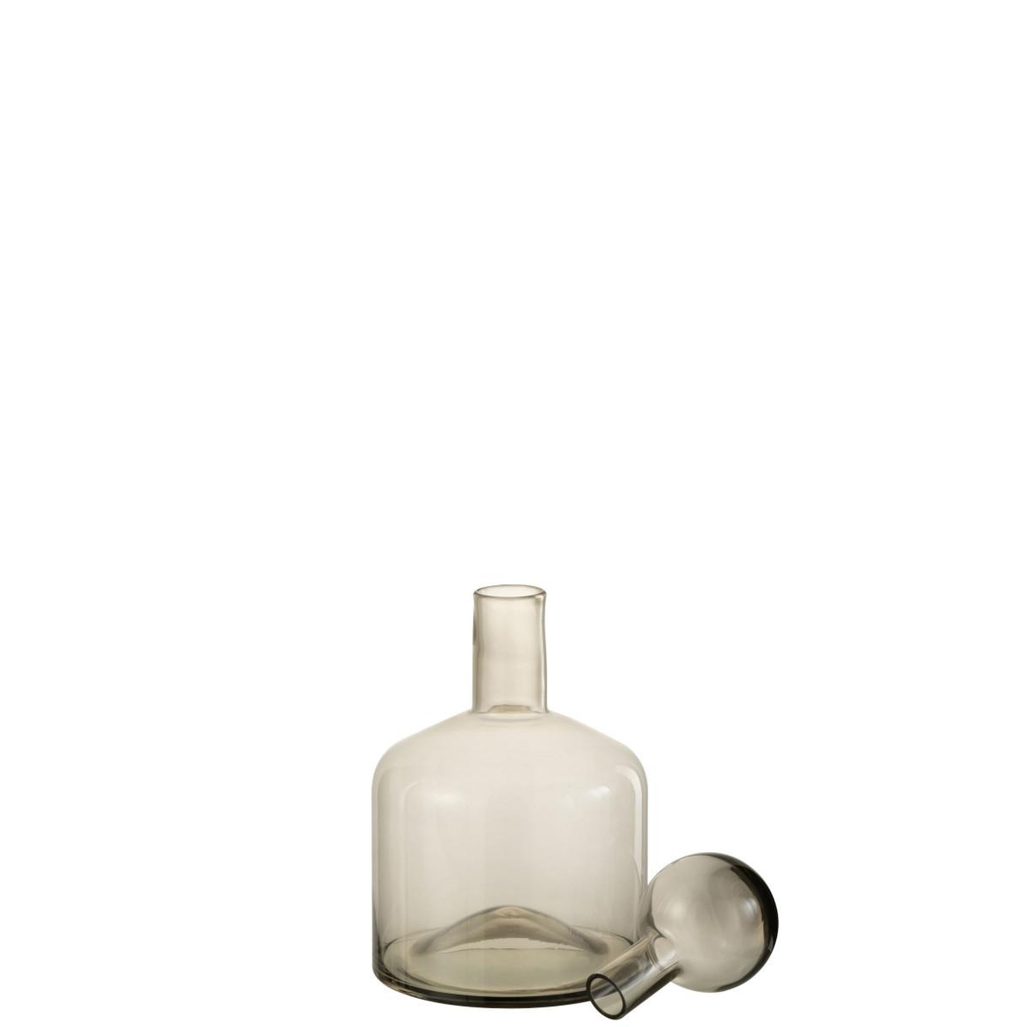 Voir la diapositive 2 : J-LINE Bouteille en verre  norma  40cm gris